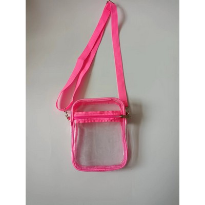 Clear Crossbody Messenger Shoulder Bag