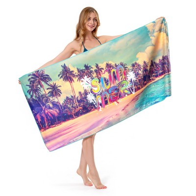 30" x 59" Beach Towel - Full Color