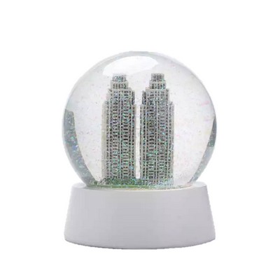 Custom City Snow Globe Souvenir