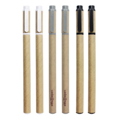 Eco-friendly Kraft Paper Black Ink Ballpoint Pen