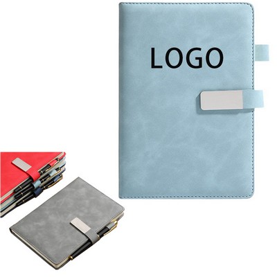 Hardcover Leather Magnetic Clasp Notebook