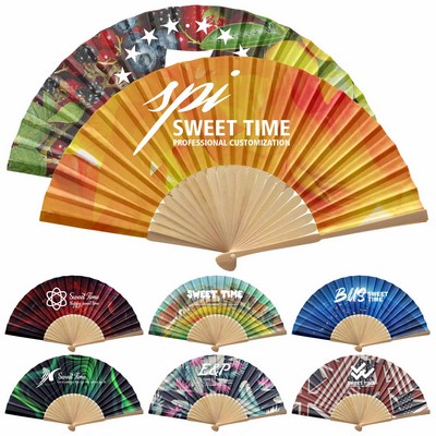 Full Color Paper Folding Fan