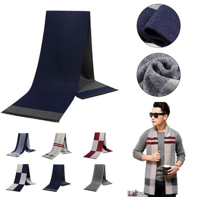 Men Grid Scarves