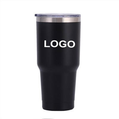 30 Oz. Stainless Steel Vacuum-Insulated Travel Tumbler