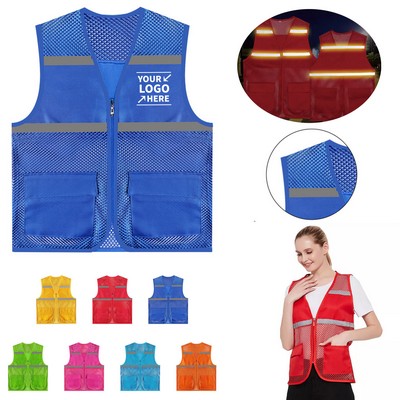 Mesh Reflective Safety Vest