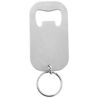 Stainless Steel Bottle Opener Keychain