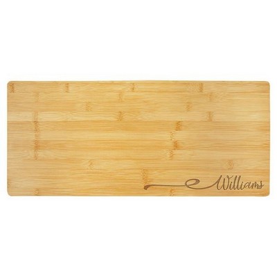 Bamboo Charcuterie Board/Cutting Board 23 3/4" x 10"