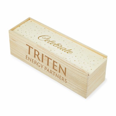 Starlight 1 Bottle Wooden Box by Twine®