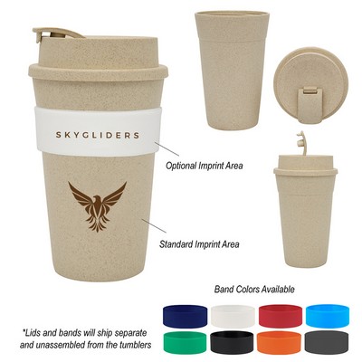 16 Oz. Wheat Travel Tumbler