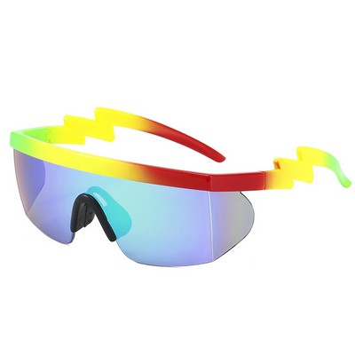 Large Frame Polarizing Bicycling Sunglasses