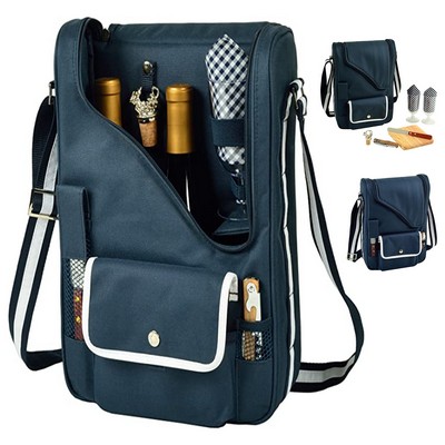 Insulated Wine and Cheese Cooler Bag