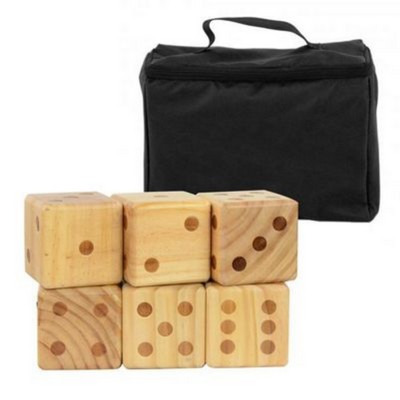 Jumbo Wooden Yard Dice Game Set