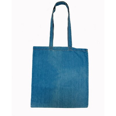 Cotton Denim Tote Bag