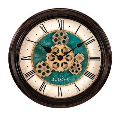 Bulova® Industrial Motion Wall Clock