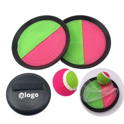 Custom Outdoor Ball Catch Set Game Toy MOQ 100 Sets