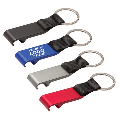 Aluminum Bottle Opener with Key Ring