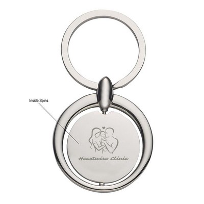 Circular Metal Key Tag