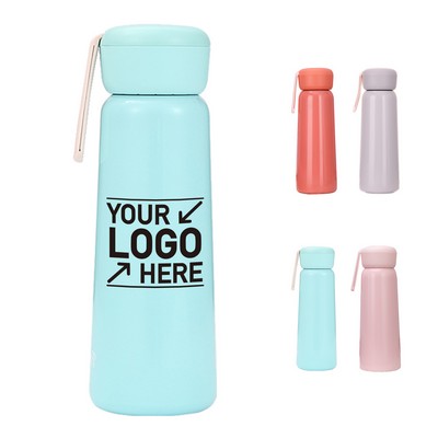 12 Oz. Portable Double Wall Stainless Steel Sports Bottle