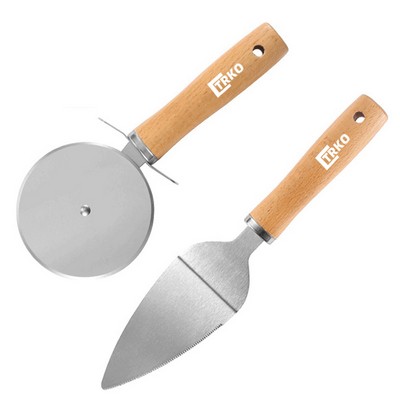 Pizza Cutter Wheel Pizza Server Set