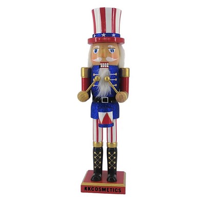 Patriotic Drummer Nutcracker