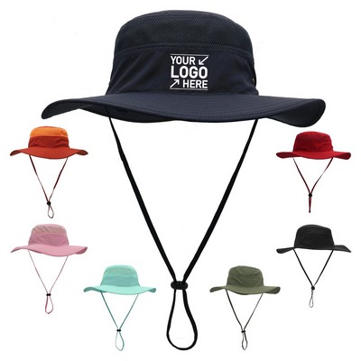 Wide Brim Foldable Bucket Hat