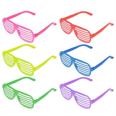 Plastic Shutter Shade Glasses