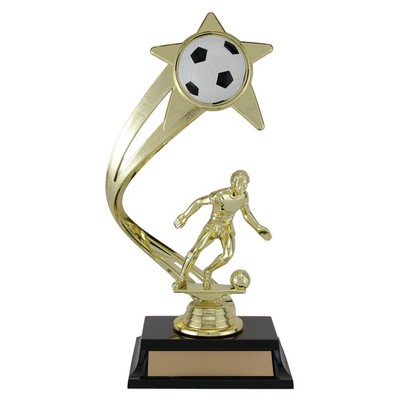 Shooting Star Medal - Soccer Holder, Award Trophy, 1"