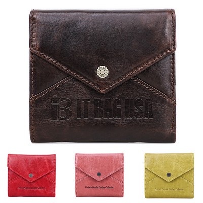 Genuine Leather RFID Magnetic Multiple positions Wallet