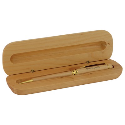 Maple Pen Set-Single Cavity, Award Trophy,