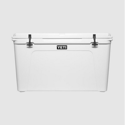 White YETI Tundra 210 Hard Cooler