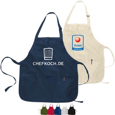 3-Compartment Pouch Medium Adjustable Apron USA Decorated (22" x 24")