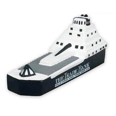 Container Ship Shaped Stress Reliever with Custom LOGO