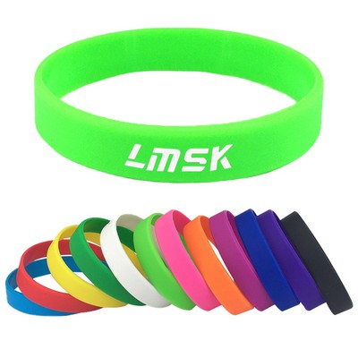 Debossed Silicone Awareness Wristband