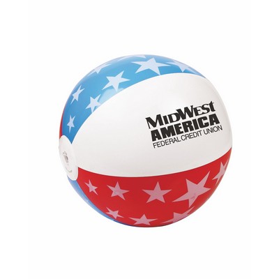 16" USA Beach Ball - Multicolor