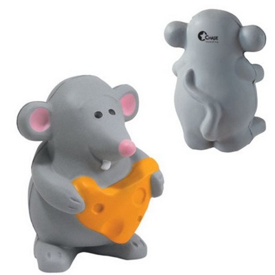 Cute Mouse w/ Cheese Design Stress Reliever