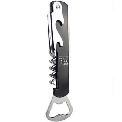 4-in-1 Bottle Opener with Corkscrew and Multi-Function Tool