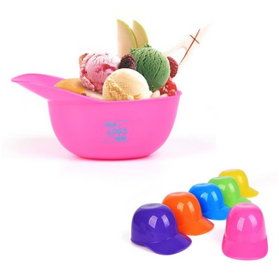 Baseball Cap Ice Cream Bowl