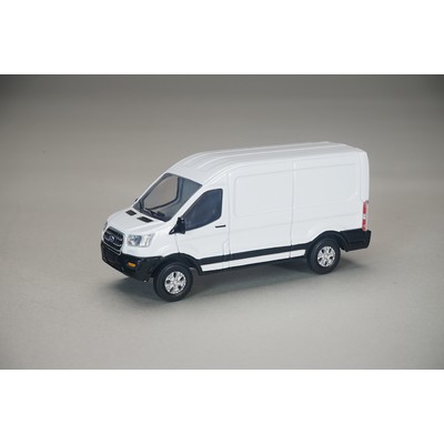 White 2022 Ford Transit Van 1/50 scale die cast