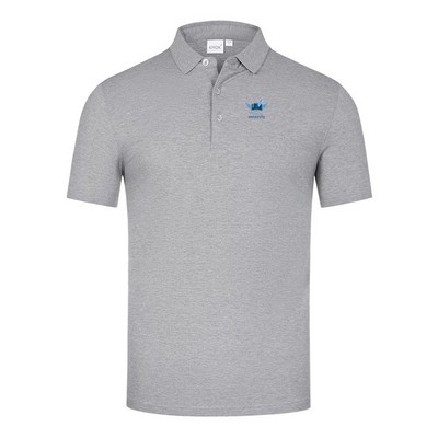 Solid Performance Short Sleeve Polo T- Shirts