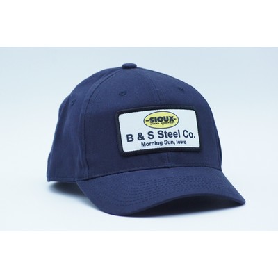 Outdoor Cap BCT-600 Structured Brushed Twill Solid Back Hat with Sublimated Patch