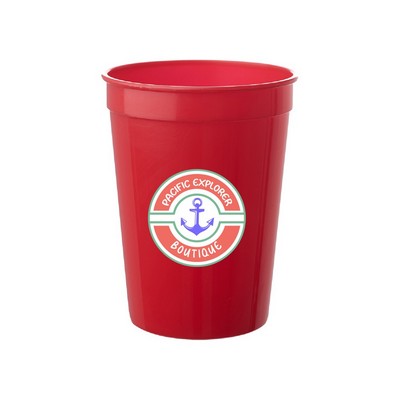 12 oz. Fanatic Plastic Stadium Cup (Full Color Imprint)