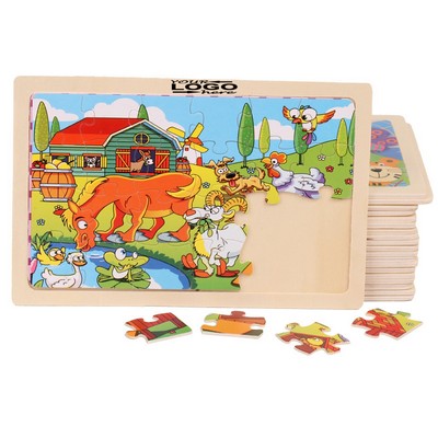 Early Education Animal Puzzle Board