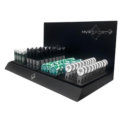 Golf Shop Counter Display - #10 - Die Struck Divot Tools, Sharpie Minis, Lip Balms, & Poker Chips