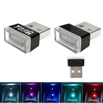 Mini Usb Led Car Interior Ambient Atmosphere Lights