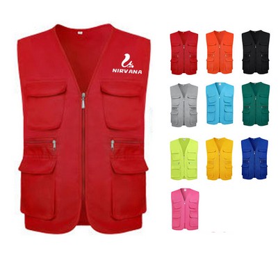 Unisex Supermarket Volunteer Activity Vest