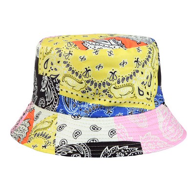 #1 Polyester Reversible Fashion Sun Hat Bucket Hat