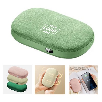 6000mAh Power Bank Rechargeable 2-in-1 Hand Warmer