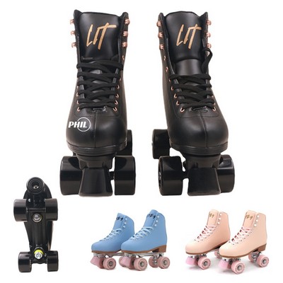 Retro Quad Design Roller Skates