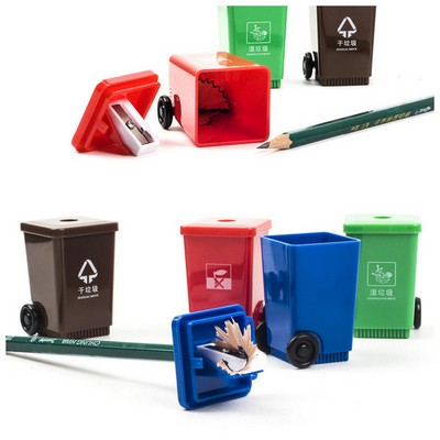 Square Garbage Sorting Bucket Pencil Sharpener