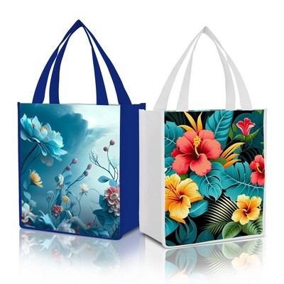 13" W X 15" H X 10" D Laminated Non-Woven Tote Bag